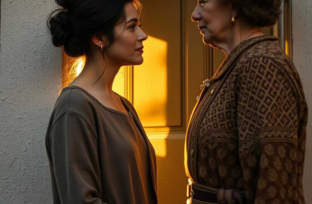 Женщина вытерла руки, кряхтя от боли в спине, и пошла открывать дверь.